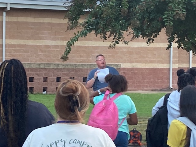 What an incredible turnout for See You at the Pole this morning at Crockett ISD