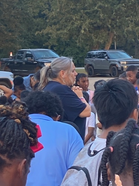 What an incredible turnout for See You at the Pole this morning at Crockett ISD