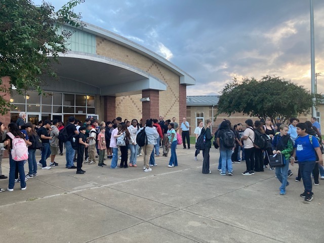 What an incredible turnout for See You at the Pole this morning at Crockett ISD