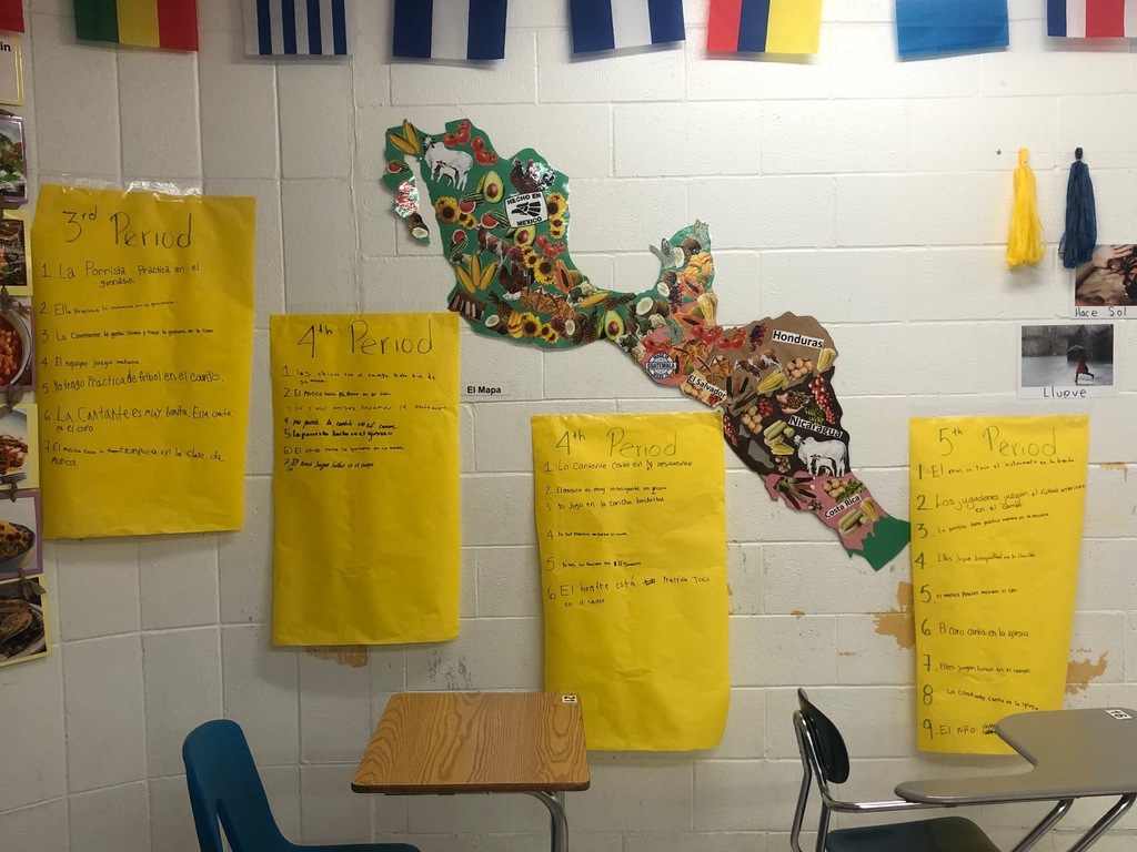 🎉📚 ¡Great job, Spanish 2! 📚🎉 Señora Hernandez’s Spanish 2 students have been working hard on their writing comprehension skills — building vocabulary, improving sentence structure, and expressing their ideas clearly and creatively en español. 💬✍️   We’re so proud of their growth and dedication — ¡Vamos, Spanish 2!   #SpanishClass #WritingComprehension #GoSpanish2 #BilingualFuture