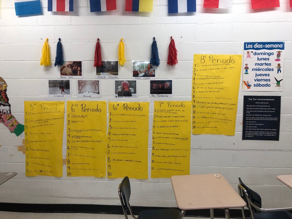 🎉📚 ¡Great job, Spanish 2! 📚🎉 Señora Hernandez’s Spanish 2 students have been working hard on their writing comprehension skills — building vocabulary, improving sentence structure, and expressing their ideas clearly and creatively en español. 💬✍️   We’re so proud of their growth and dedication — ¡Vamos, Spanish 2!   #SpanishClass #WritingComprehension #GoSpanish2 #BilingualFuture