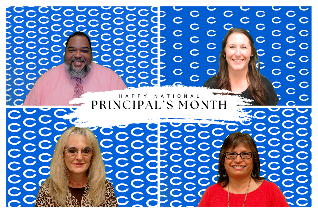 🎉 October is National Principals Month — a time to celebrate the incredible leaders who guide our schools with dedication and heart. We’re proud to recognize our outstanding principals: Dr. Mechel Abbs – Early Childhood Kylie McDonald – Elementary Judy Leediker – Junior High Deborah Revels – High School Thank you for your unwavering commitment to our students, staff, and school community. Your leadership makes all the difference! 💙