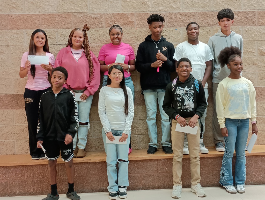 🎉 2025 Crockett Jr. High Homecoming Court 🎉 We’re proud to introduce this year’s Homecoming Court, representing the heart and spirit of Crockett Jr. High! 👑 6th Grade Representatives Jamerion Mitchell Elvia Arredondo 👑 7th Grade Representatives Da'vion Collins Cierrah Reece 👑 8th Grade Court Members Kailyn Jones Ta'leea Wiley Kylie Toch Kaleb Simon De'marion Shedd Adrean Gonzalez Congratulations to all our outstanding students! Let’s make this Homecoming one to remember 💙🐾