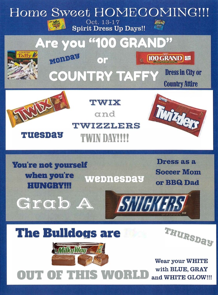 Crockett ISD Homecoming Week Oct 13 - 18, 2025