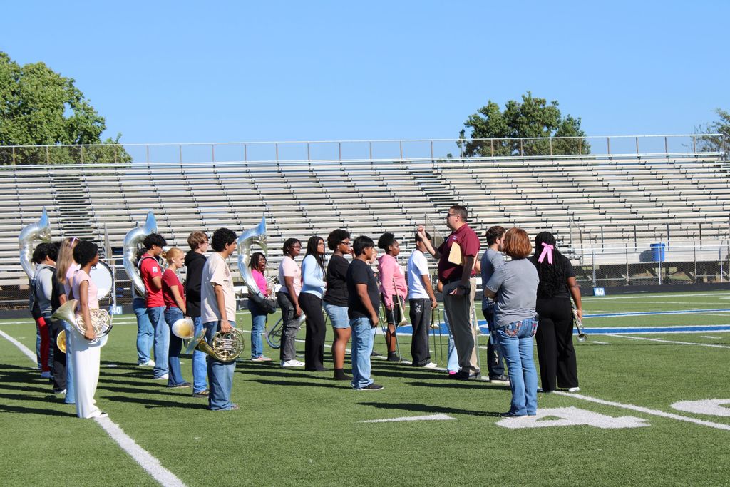 Crockett Marching Band Clinic with George Little