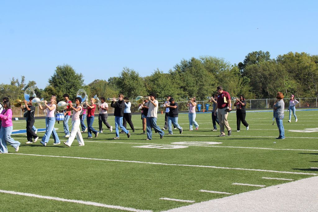 Crockett Marching Band Clinic with George Little