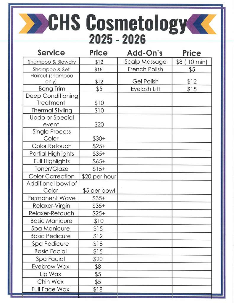 💇♀️✨ Salon Day is Back at CHS Cosmetology! ✨💇♂️ Mark your calendars for October 23 from 1:30 PM – 5:30 PM and treat yourself to professional salon services — all while supporting our talented future cosmetologists! 📅 Appointments are limited! 📧 Book yours today by emailing Mrs. Commander at: natalie.commander@crockettisd.net Come for the style, stay for the smiles 💖