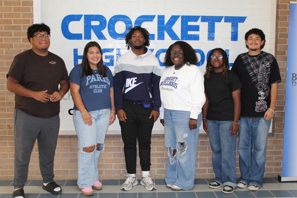 🎉🏫 Crockett High School is proud to announce the 2025 Homecoming Class Representatives!  👑 Freshman: Analia Gonzalez & Oscar Perez 👑 Sophomore: Anna Lynch & Alexander Ledesma 👑 Junior: Akeelah Whitting & Christopher Bell 👑 Seniors: Hannah Bertrand, A'Kedria Delane, Alexis Millhouse, Aaron Bahena Villanueva, Emmanuel Salazar & St-Shawn Sandles