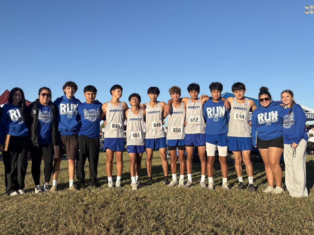 🏃♀️🏃♂️ Huge shoutout to our Crockett High School Boys Varsity Cross Country  for an incredible season! Your dedication, grit, and teamwork made us all proud. 💙🐾