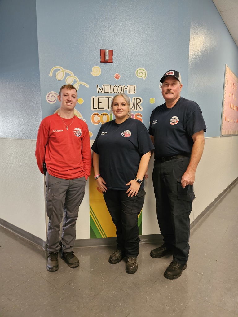 🚒🔥 Big thanks to Mr. Blake, Miss Marrs, and Mr. Choate from the Crockett Fire Department for joining CES this morning to assist with our fire drill! Their presence and support helped everything run smoothly, and our students did a fantastic job. Teamwork at its finest! 👏  Thank you, Crockett Fire Dept, for keeping our community safe and prepared! ❤️💪