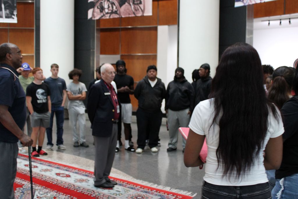 Crockett High School Juniors and Seniors went on a College Tour to Texas A & M University.