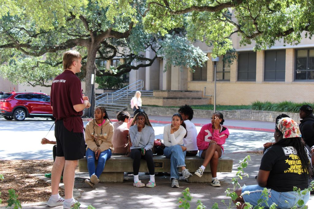 Crockett High School Juniors and Seniors went on a College Tour to Texas A & M University.