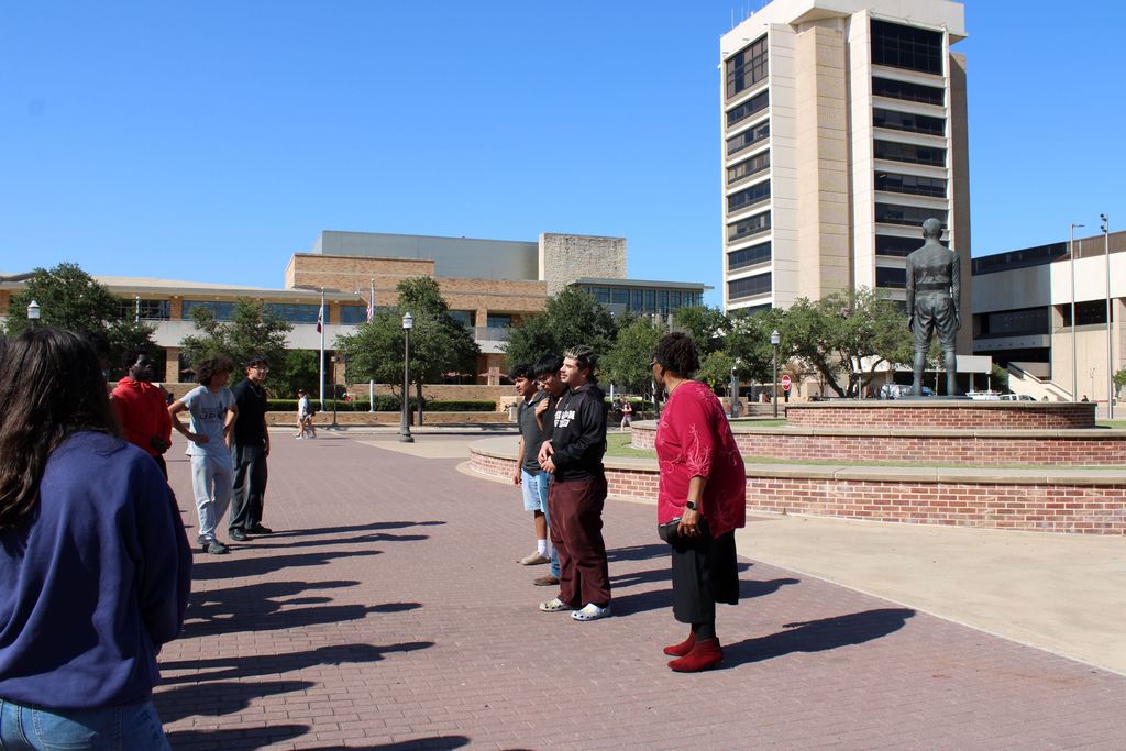 Crockett High School Juniors and Seniors went on a College Tour to Texas A & M University.