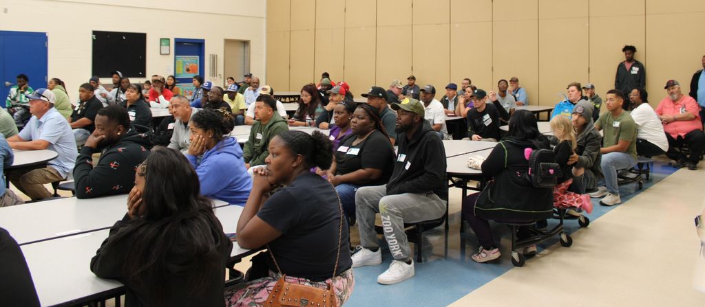 Crockett Elementary Strong Fathers Program October 23, 2025.