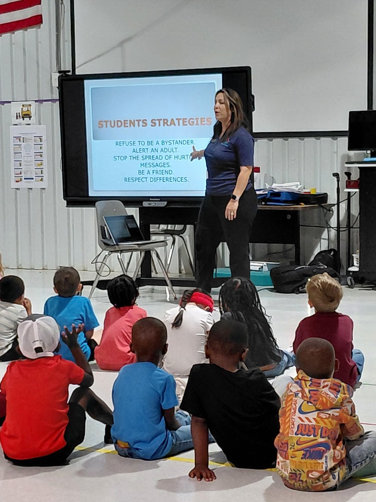 🎉 Yesterday, Crockett Early Childhood had the honor of welcoming School Board Member Brisa Frias, representing the Kalin Center, for a powerful talk with our students about bullying — specifically, how to avoid being a bully or a bystander. Her message was inspiring, engaging, and deeply impactful. Thank you, Ms. Frias, for doing an outstanding job and helping our kids grow into kind, courageous individuals!