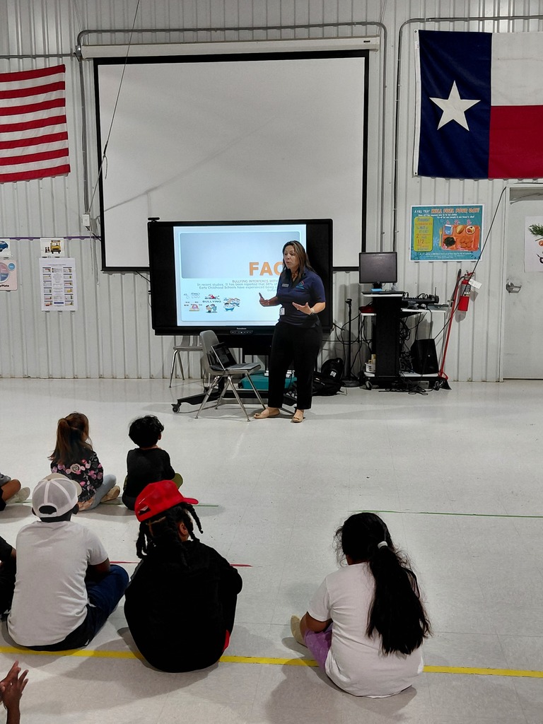 🎉 Yesterday, Crockett Early Childhood had the honor of welcoming School Board Member Brisa Frias, representing the Kalin Center, for a powerful talk with our students about bullying — specifically, how to avoid being a bully or a bystander. Her message was inspiring, engaging, and deeply impactful. Thank you, Ms. Frias, for doing an outstanding job and helping our kids grow into kind, courageous individuals!