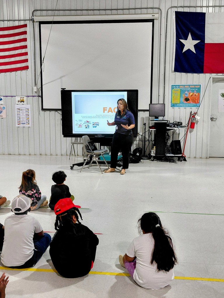 🎉 Yesterday, Crockett Early Childhood had the honor of welcoming School Board Member Brisa Frias, representing the Kalin Center, for a powerful talk with our students about bullying — specifically, how to avoid being a bully or a bystander. Her message was inspiring, engaging, and deeply impactful. Thank you, Ms. Frias, for doing an outstanding job and helping our kids grow into kind, courageous individuals!