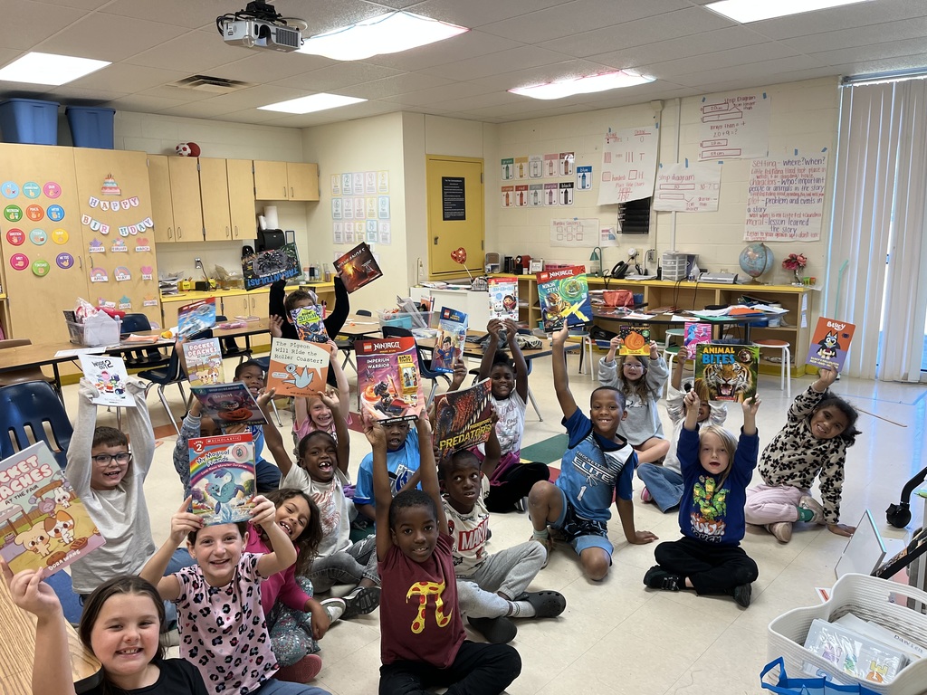 📚✨ Big smiles and full hearts in Ms. Minter's 2nd grade class at Crockett Elementary! Thanks to a generous donation to their Book Fair eWallet account, every single student got to take home a book from the fair. The joy of reading just got a little brighter for these young learners! 💛