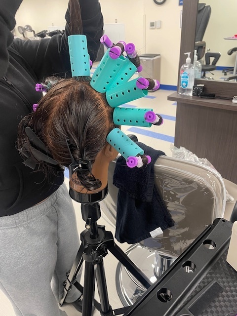 🚁 Crockett Cosmetology 2 is turning heads with their bold new Helicopter Perms! Students showed off gravity-defying curls that truly take style to new heights.