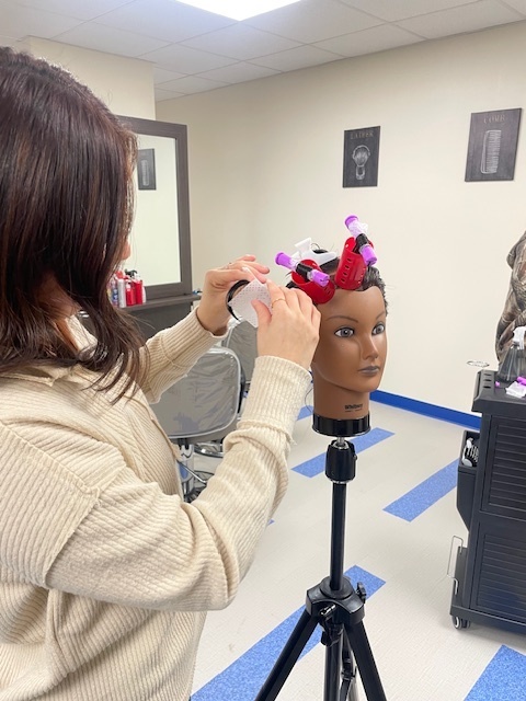 🚁 Crockett Cosmetology 2 is turning heads with their bold new Helicopter Perms! Students showed off gravity-defying curls that truly take style to new heights.