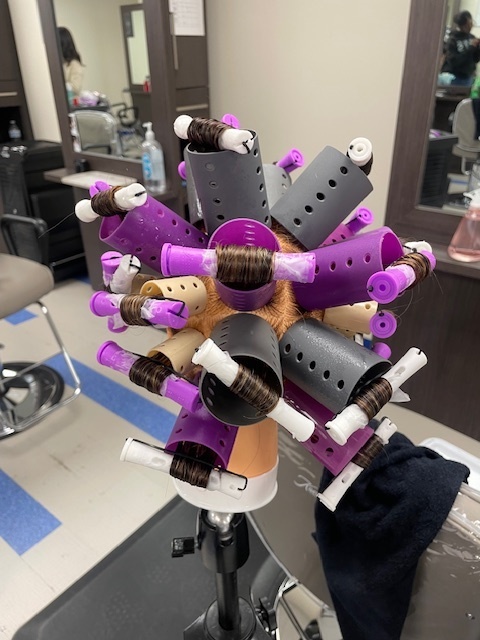 🚁 Crockett Cosmetology 2 is turning heads with their bold new Helicopter Perms! Students showed off gravity-defying curls that truly take style to new heights.