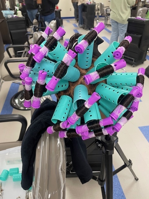 🚁 Crockett Cosmetology 2 is turning heads with their bold new Helicopter Perms! Students showed off gravity-defying curls that truly take style to new heights.