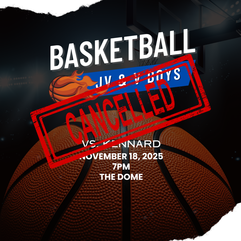 🚨 Game Update 🚨 The Crockett JV/V Boys Basketball game vs. Kennard scheduled for November 18 has been cancelled.