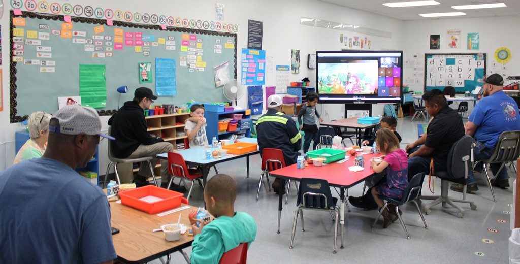 Today we hosted our “Bring Your Father to School” event presented by Strong Fathers. It was wonderful to see not only fathers, but also mothers and grandparents joining in to support our students. 💙  Thank you to all the families who came out to share this special day with us—your involvement makes a lasting impact on our children’s learning and growth. 🌟