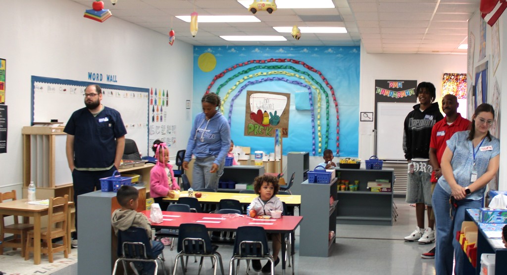 Today we hosted our “Bring Your Father to School” event presented by Strong Fathers. It was wonderful to see not only fathers, but also mothers and grandparents joining in to support our students. 💙  Thank you to all the families who came out to share this special day with us—your involvement makes a lasting impact on our children’s learning and growth. 🌟