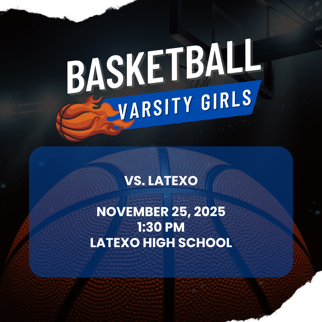 Crockett Varsity Girls Basketball takes on Latexo 🔥  📅 Date: November 25 🕜 Time: 1:30 PM 📍 Location: