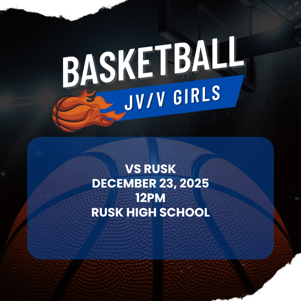 🏀 Crockett JV/V Girls Basketball The Lady Bulldogs are on the road to face Rusk on December 23 at 12:00 PM at Rusk High School. Let’s cheer them on as they fight for the win! 🎉🐾