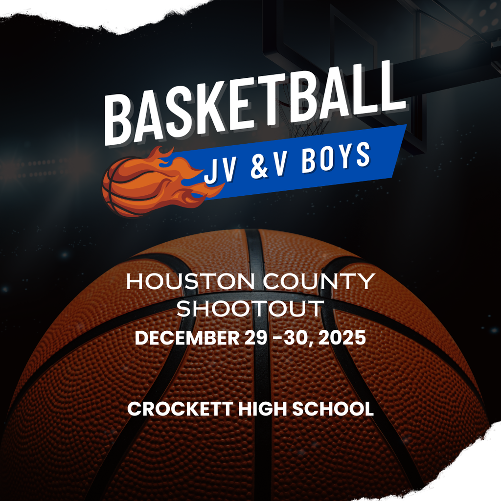 🏀 Crockett JV/V Boys Basketball The Bulldogs will be competing in the Houston County Shootout starting December 29! Come out and support our teams as they battle it out on the court. 🎉🐾