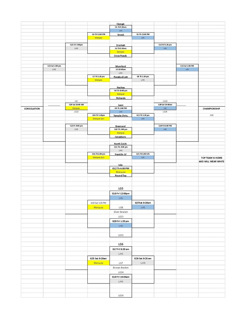 Leon Tournament Bracket