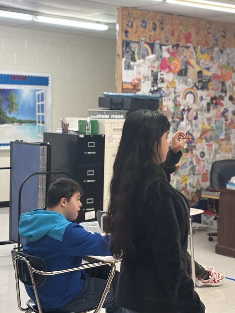 Crockett High School Assistant Principal Mrs. Bush taught our students the basics of sign language. She guided them through the alphabet and then helped each student spell their own name using sign language. Our students were excited, engaged, and proud as they successfully signed their names — such a powerful moment of learning and connection!
