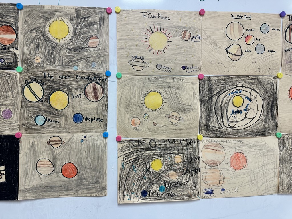 🌌 Crockett Elementary Spotlight!   Our amazing third graders just wrapped up their Bluebonnet unit, and they’ve been busy sharing all the incredible things they learned about the Universe. From stars to galaxies, their curiosity is truly out of this world! 🚀✨  We love seeing their excitement for learning grow brighter every day.