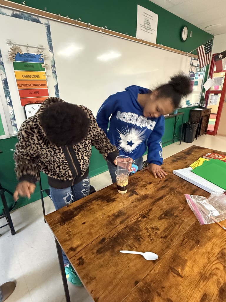 Ms. Avery‑Moscinski’s 5th Grade Science class was hard at work today!   Students built their own sedimentary rock models—layer by layer—then used a second cup to apply pressure and compact their “rocks,” just like real geological forces do over time.  Hands‑on science at its best, and a great way to see Earth’s processes in action.