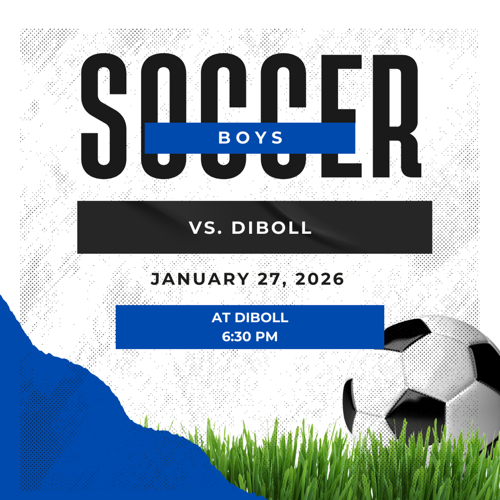⚽️ Crockett Soccer Game Day Alert! ⚽️ Come out and support the Crockett Boys & Girls Soccer teams as they take on Diboll on January 27, 2026 at Diboll High School!  Girls Kickoff: 5:00 PM  Boys Kickoff: 6:30 PM  Let’s pack the stands and cheer on our Bulldogs! 💙🐾