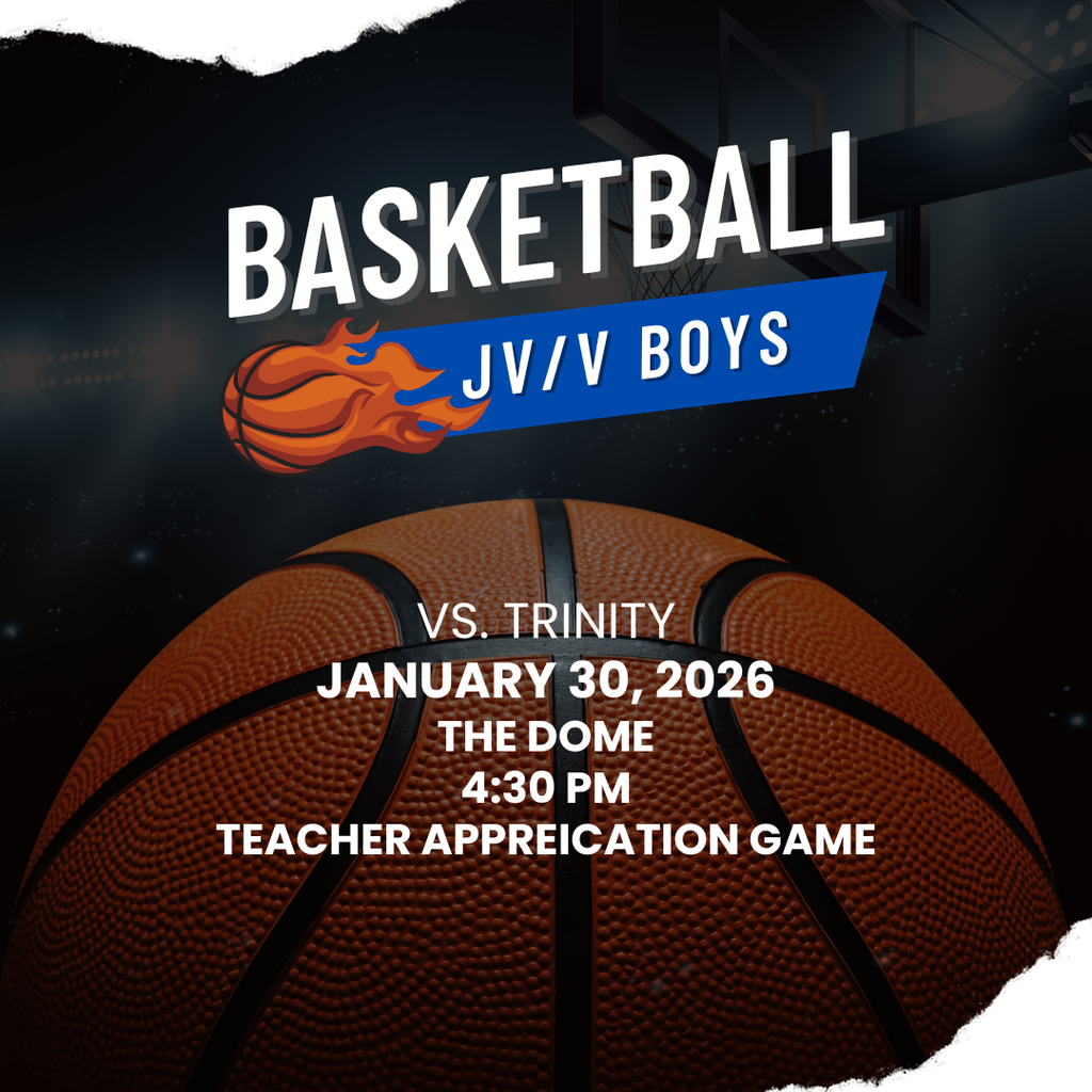 🏀 Crockett JV/V Boys Basketball Game Day!   The Bulldogs will take on Trinity at The Dome on January 30.  Tipoff: 4:30 PM  Bring the energy and pack the stands as our boys defend home court with Bulldog pride! 💙🐾 This is also Teacher Appreciation Night.