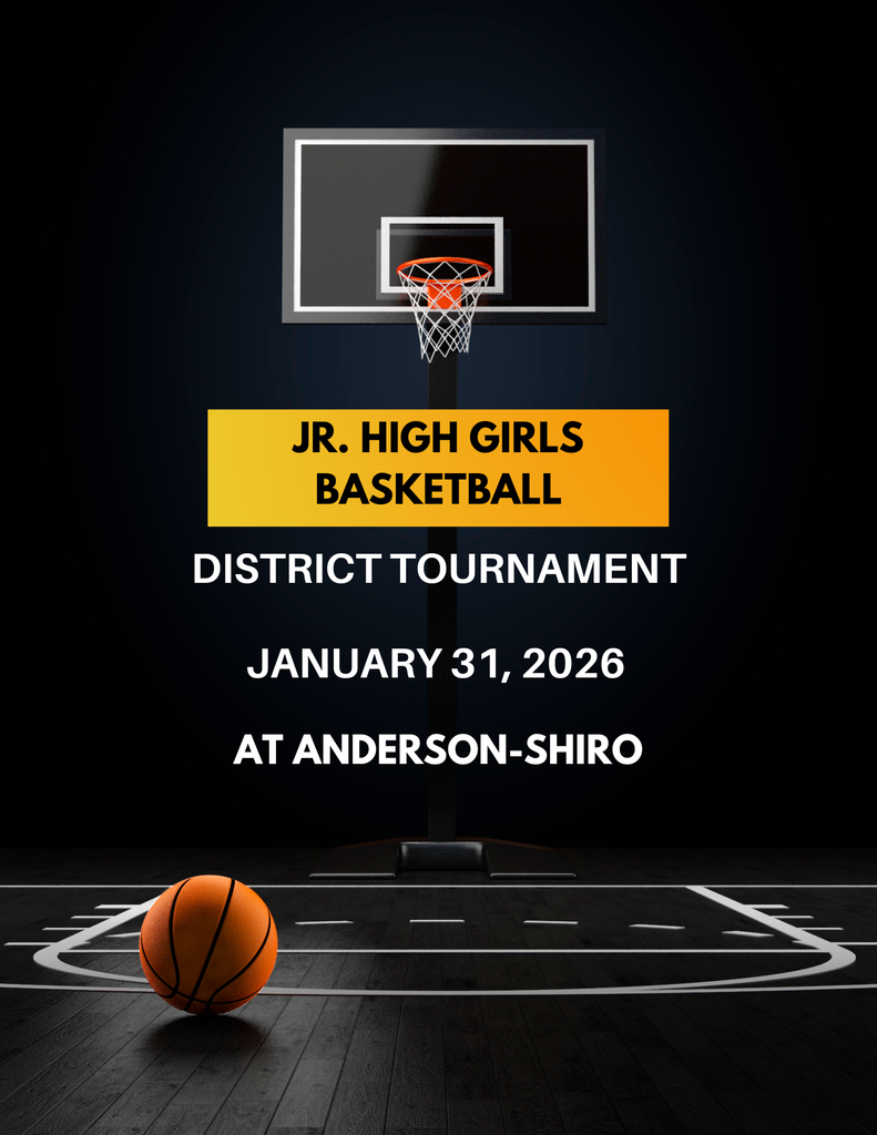🏀 Crockett Jr. High Girls Basketball – District Tournament!   Our Lady Bulldogs will be competing in the District Tournament at Anderson‑Shiro on January 31. Come out and support our girls as they fight hard and represent Crockett with pride! 💙🐾