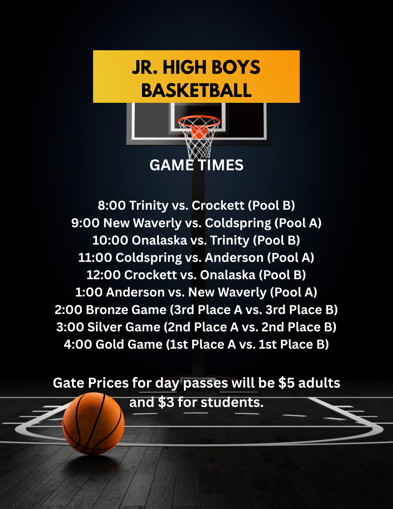 District Tournament Games Times