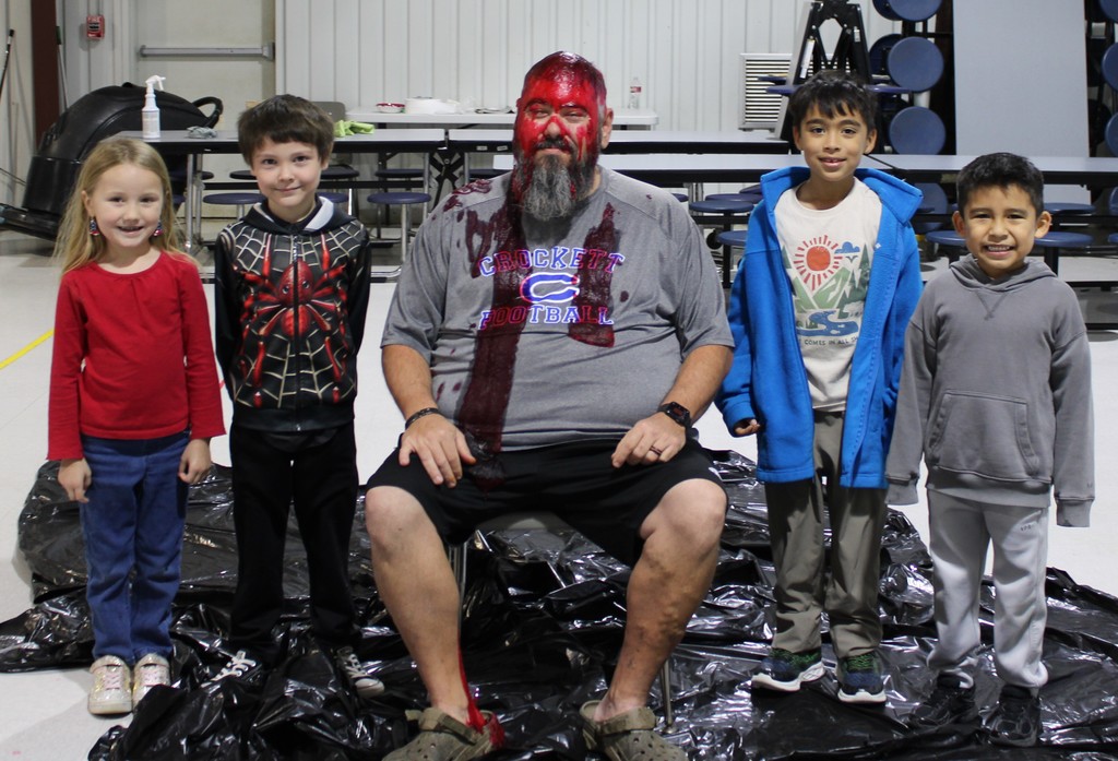 🎉 Slime Time at Crockett Early Childhood! 🎉  On January 29, 2026, five amazing students earned the chance to slime Coach Lane after reaching our Heart Challenge goal of raising $50 or more each!  A huge congratulations to: ✨ Canon Elem (Pre-K) ✨ Katherine Driskell (Kindergarten) ✨ Eli Baxter (Kindergarten) ✨ Roland Lambright (Kindergarten) ✨ Elijah Tapia (Kindergarten)  These students worked hard, showed big hearts, and helped support an important cause. We are incredibly proud of their dedication and generosity toward the Heart Challenge. ❤️