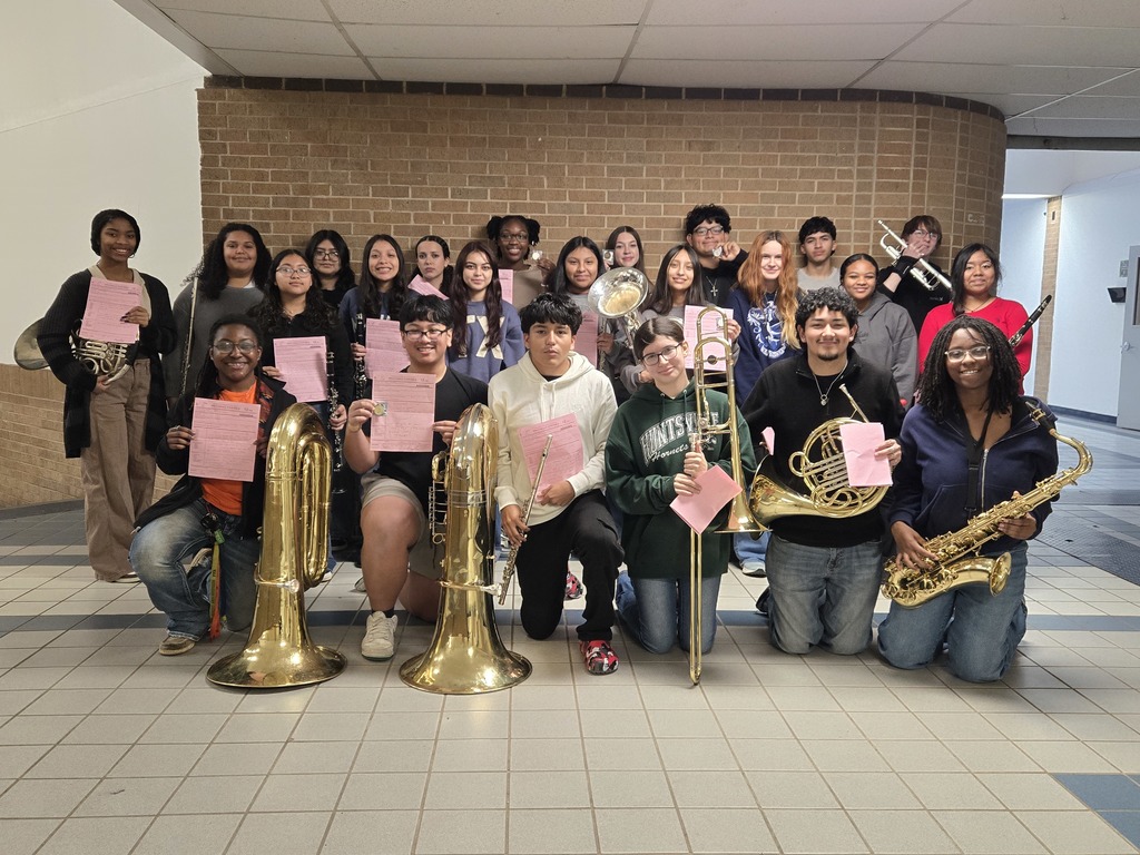 Congratulations Crockett HS Band at the UIL Solo and Ensemble.  On Friday Feb 6 and Saturday Feb 7, HS students traveled to Lindale HS to compete with band programs in the 1A to 6A divisions.   The following students performed their solo"s earning a 1st division rating.   Aaron Arvizu Luis Castillo Alicia Richardson  Loreal Bond Jacqueline Perez Francisco Chavez (not pictured) Jonathan Pare Jr  An enormous Congratulations to Jonathan Pare Jr. Who earned a 1st division on his memorized class 1 solo.  Jonathan will travel and compete at State at the end of May! Crockett ISD is very proud of the band's hard work and dedication.