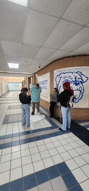 Crockett High School Forensic students rolled up their sleeves today for a hands-on lesson in blood spatter analysis. They explored how patterns form, what they reveal, and how investigators use them to piece together a story. Proud of these Bulldogs for diving into real-world forensic science with curiosity and focus.