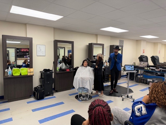 Crockett Cosmetology students spent the day sharpening their skills with the Future Professionals during a hands‑on certificate class in the Cliove Keratin Treatment. Proud of their dedication and excited to see them continue to grow in their craft! ✨💇‍♀️