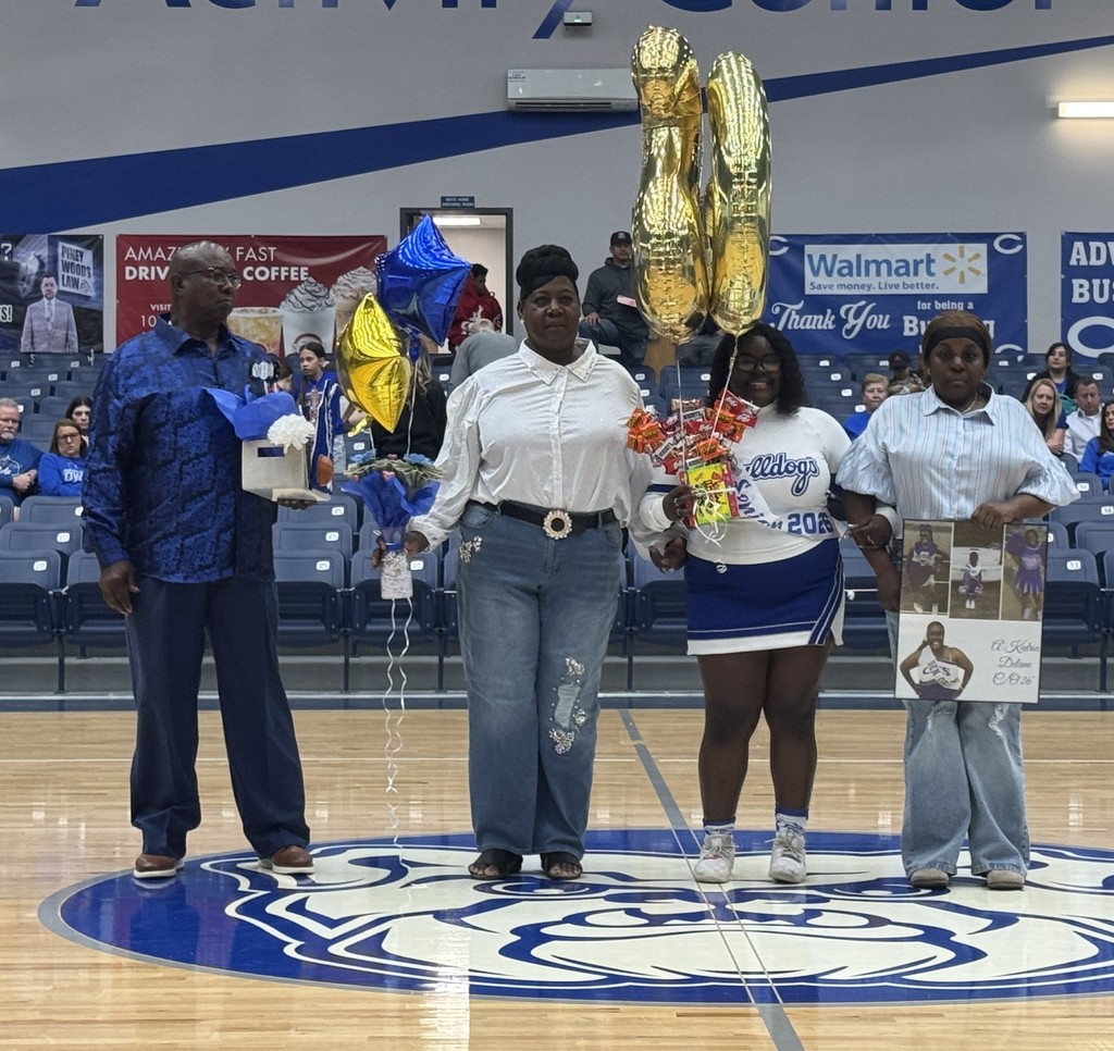 Crockett ISD proudly celebrated Senior Night as we honored our senior cheerleaders, Lady Bulldogs, and Bulldog basketball players. These students have dedicated countless hours to representing our school with pride, hard work, and Bulldog spirit, and we are grateful for the leadership and commitment they have shown both on and off the court.  Thank you to our seniors and their families for the sacrifices and support that helped make these years so special. Once a Bulldog, always a Bulldog.