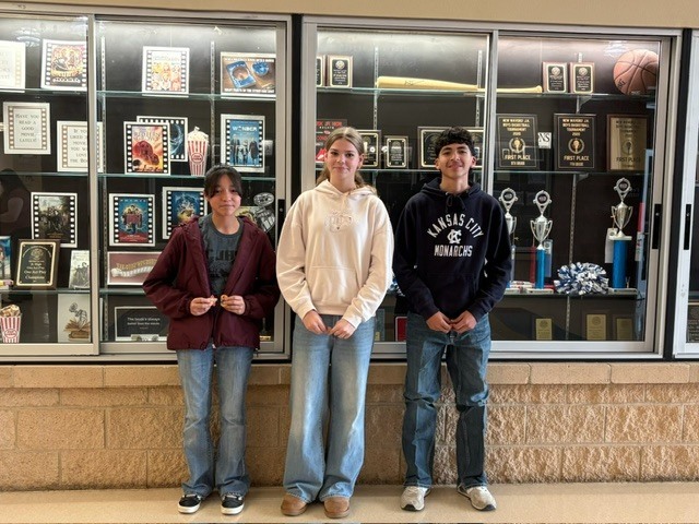 Crockett Jr. High 8th Grade Honor Roll and Perfect Attendance 