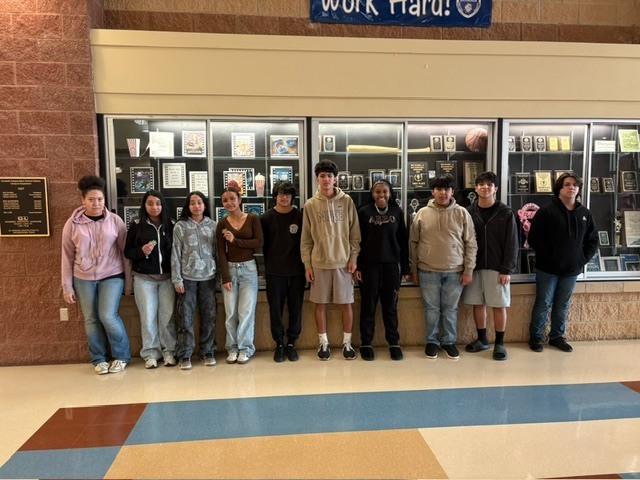 Crockett Jr. High 8th Grade Honor Roll and Perfect Attendance 