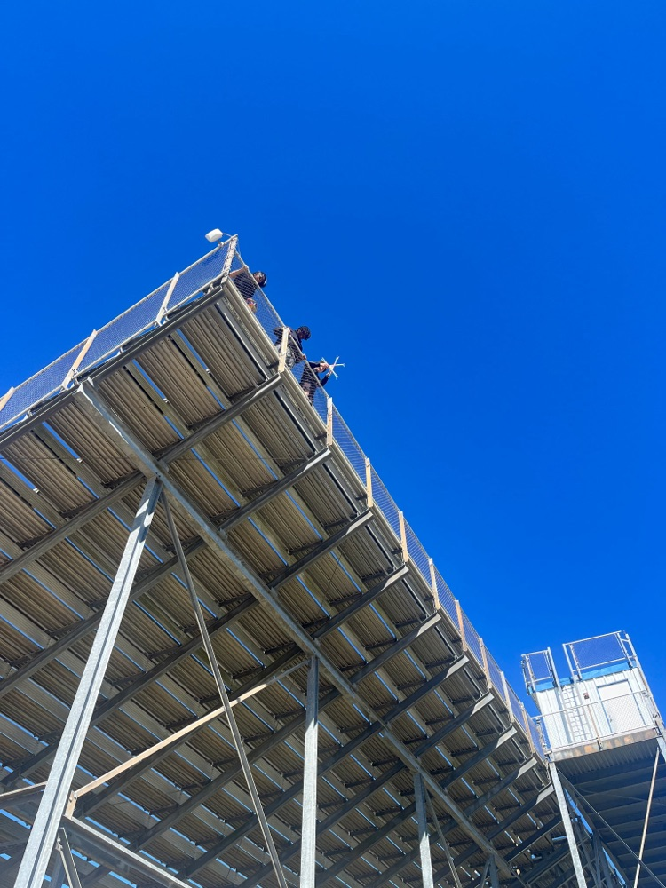 Mr. Akers Physics class did an Egg Drop in their lesson today