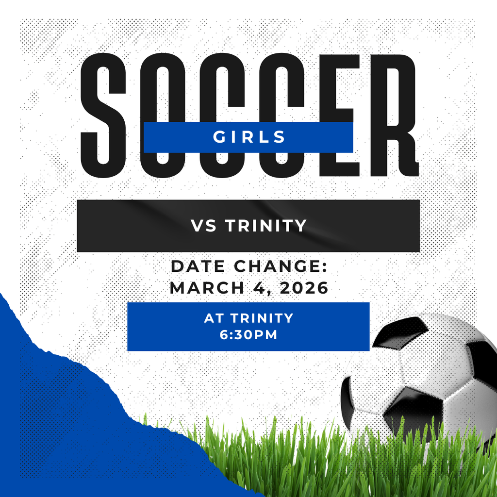 DATE CHANGE: 3/4/26 Crockett Boys & Girls Soccer are back in action! ⚽ They’ll take on Trinity at Trinity High School on March 4, 2026. Boys kick off at 5 PM, and the girls match will follow. Come out and support our Bulldogs on the road!