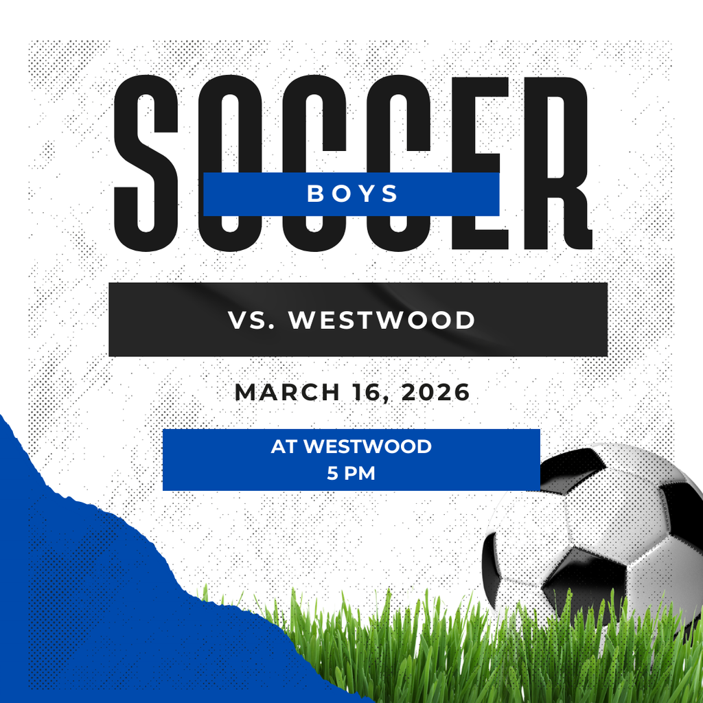 Crockett Boys & Girls Soccer will be competing against Westwood on March 16 at Westwood. The boys will play at 5 p.m., and the girls will follow. Come out and support our Bulldogs